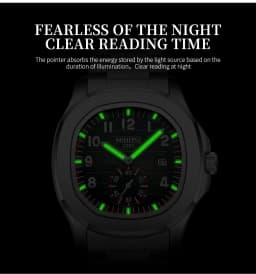 NIBOSI Sport Men Watch Top Brand Luxury AQUANAUT Quartz Watches for Men Waterproof Luminous Auto Date Male Watch Reloj Hombre