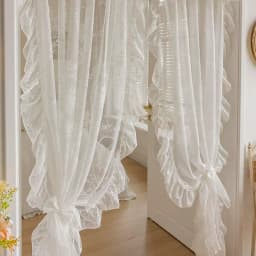 French Rococo Vintage Lace Curtains For Bedroom Bay Window, Half Curtains, Korean Style Door Curtain,High-End Home Curtain Decor