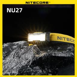 NITECORE NU27 Headlamp 600 Lm Running LED Headlight Working Head Lamp Hiking Lantern Flashlight Outdoor Waterproof Headlamp