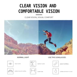 Unisex Sports Lightweight UV400 Sports Sunglasses for Men and Women – Outdoor Cycling & Hiking Fishing Goggles