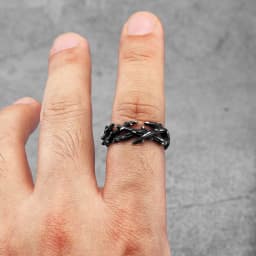 Thorn Crown Retro Stainless Steel Men Rings Punk New In For Male Women Fashion Jewelry Creativity Gift Wholesale Dropshiping