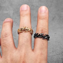 Thorn Crown Retro Stainless Steel Men Rings Punk New In For Male Women Fashion Jewelry Creativity Gift Wholesale Dropshiping