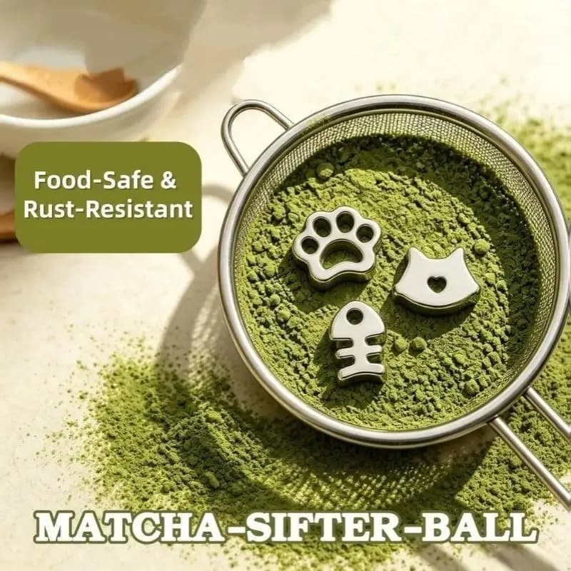Stainless Steel Matcha Sifter Fine Mesh Anti-Caking Baking Tool Portable For Outdoor Picnic Home Cafe Matcha Preparation
