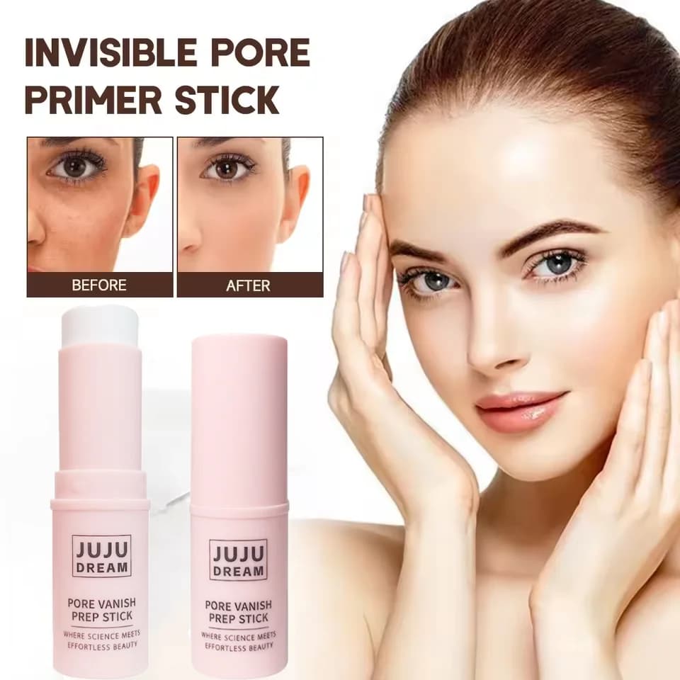 Face Primer Stick, Matte Priming Makeup Blur Stick, Hydrating Primer Face Shimmer Stick Cover Pores Oil Control & Lightweight