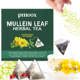 BetterLungs Lung Cleansing Tea, Herbal Loose Leaf Mullein Leaf Extract Detox Tea Bags for Lung Respiratory Health and Wellness