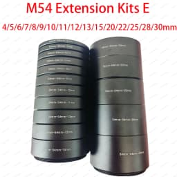 M42/M48/M54 Extension Tube Kits 3/5/7/10/12/15/20/30/40/50mm M48x0.75 on Both Sides for Astronomy Telescope Photography T Ring