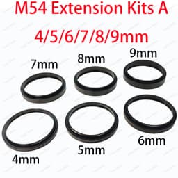 M42/M48/M54 Extension Tube Kits 3/5/7/10/12/15/20/30/40/50mm M48x0.75 on Both Sides for Astronomy Telescope Photography T Ring
