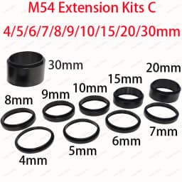 M42/M48/M54 Extension Tube Kits 3/5/7/10/12/15/20/30/40/50mm M48x0.75 on Both Sides for Astronomy Telescope Photography T Ring