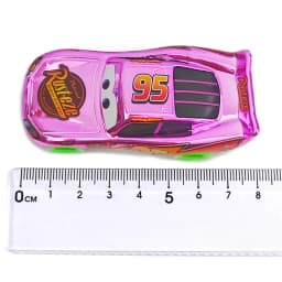 Pixar Cars Electroplated Pink 95 Lightning McQueen 1/55 Metal Die Casting Model Car Alloy Material Collectibles Racing Toys