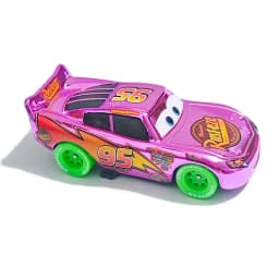Pixar Cars Electroplated Pink 95 Lightning McQueen 1/55 Metal Die Casting Model Car Alloy Material Collectibles Racing Toys