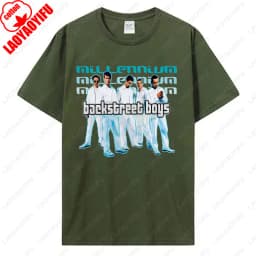 Backstreet Boys Millennium Tour Music Vintage Tshirt Men Women Hipster Popular Tops Summer Fashion Streetwear Unisex Tees Gift