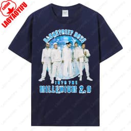 Backstreet Boys Millennium Tour Music Vintage Tshirt Men Women Hipster Popular Tops Summer Fashion Streetwear Unisex Tees Gift