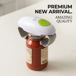 Electric Jar Opener Automatic Hands-Free Glass Lid Opener Kitchen Gadget for Arthritis and Weak Hands