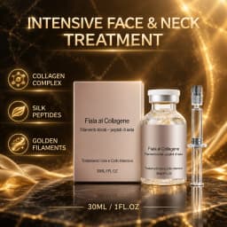 Collagen Silk Peptide Firming Ampoule Face Neck Serum Hydrating Essence For Dry Skin Smooth Fine Lines Restore Elasticity Dewy