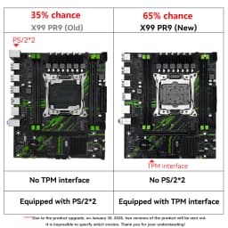 MACHINIST PR9 X99 Motherboard TPM2.0 Module Intel Xeon E5 2680 V3 CPU Support DDR4 RAM Dual-Channel USB3.0 Optional Kit Combo