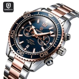QINGXIYA Fashion Creative Men's Quartz Watch Waterproof Luminous Sport Chronograph Man Clock Date Business Watches For Men Reloj