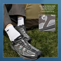 Li-Ning Unisex CLY SHADE Outdoor Hiking Shoes LIGHT FOAM Cushioning Soft Reflective LiNing Casual Sneakers AHTV033