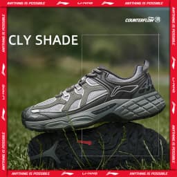 Li-Ning Unisex CLY SHADE Outdoor Hiking Shoes LIGHT FOAM Cushioning Soft Reflective LiNing Casual Sneakers AHTV033