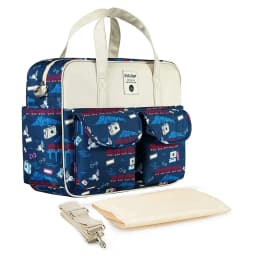 Insular Baby Diaper Bag Large Capacity Mommy Handbag Shoulder Bag Fashion Printing Outdoor Travel Mummy Stroller Nappy Bags