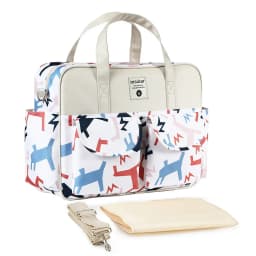 Insular Baby Diaper Bag Large Capacity Mommy Handbag Shoulder Bag Fashion Printing Outdoor Travel Mummy Stroller Nappy Bags