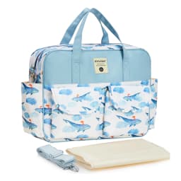 Insular Baby Diaper Bag Large Capacity Mommy Handbag Shoulder Bag Fashion Printing Outdoor Travel Mummy Stroller Nappy Bags
