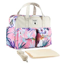 Insular Baby Diaper Bag Large Capacity Mommy Handbag Shoulder Bag Fashion Printing Outdoor Travel Mummy Stroller Nappy Bags