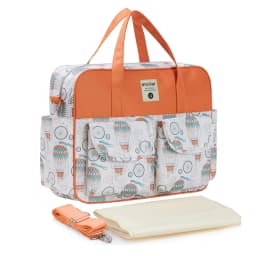 Insular Baby Diaper Bag Large Capacity Mommy Handbag Shoulder Bag Fashion Printing Outdoor Travel Mummy Stroller Nappy Bags