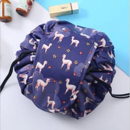 Women Travel Magic Pouch Drawstring Cosmetic Bag Organizer Lazy Make Up Cases Storage Bag Kit Box Tools Toiletry Beauty Case