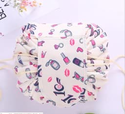 Women Travel Magic Pouch Drawstring Cosmetic Bag Organizer Lazy Make Up Cases Storage Bag Kit Box Tools Toiletry Beauty Case