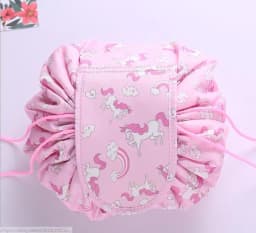 Women Travel Magic Pouch Drawstring Cosmetic Bag Organizer Lazy Make Up Cases Storage Bag Kit Box Tools Toiletry Beauty Case