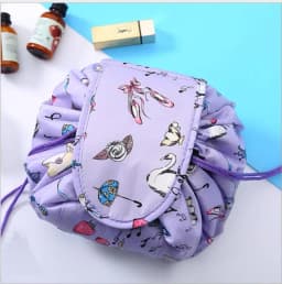 Women Travel Magic Pouch Drawstring Cosmetic Bag Organizer Lazy Make Up Cases Storage Bag Kit Box Tools Toiletry Beauty Case