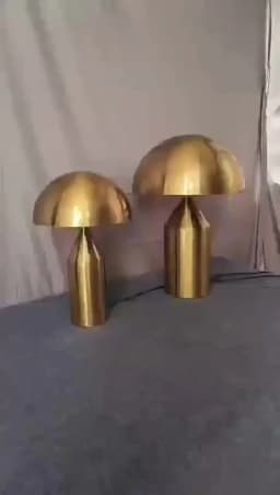 Nordic Luxury Mushroom Floor Lamp Italian Design Metal LED Eye Protection Standing Light for Bedroom Living Room High End Decor