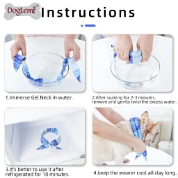 Dogs Ice Cool Neck Bandana Instant Cooling Pet Breathable Scarf Summer Ice Cooling Scarf Collar Prevent Heatstroke Pet Supplies
