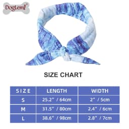 Dogs Ice Cool Neck Bandana Instant Cooling Pet Breathable Scarf Summer Ice Cooling Scarf Collar Prevent Heatstroke Pet Supplies
