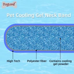 Dogs Ice Cool Neck Bandana Instant Cooling Pet Breathable Scarf Summer Ice Cooling Scarf Collar Prevent Heatstroke Pet Supplies