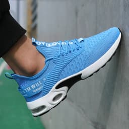 Men Thick Soled Sports Shoes with Fashionable Design Breathable Comfortable Shoes Outdoor Hiking Shoes Zapatillas Hombre De Segu