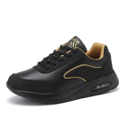 Women Fashion Air-cushion Sneakers PU Leather Running Shoes Anti-slip Outdoor Sports Shoes Elastic Gym Trainers