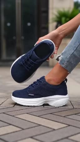 Platform Women Running Shoes Breathable Comfortable Outdoor Camping Running Shoes Minimalist Wide Last Soft Sole Tennis Sneakers
