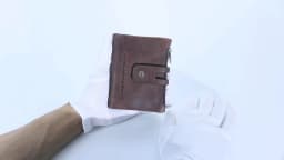 CONTACT'S Genuine Leather Men Wallet Small Zipper&Hasp Male Short Coin Purse Brand Rfid Card Holder Money Clip Men's Bag Handbag