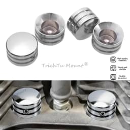Spark Plug Cover For Harley Twin Cam Big Twin 1340 Evo Sportster 1985-later Motorcycle Accessories 4Pcs Engine Head Bolt Nut Cap