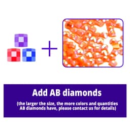 Resin Photo Custom Diamond Painting Print Colored Canvas Borders Symbol Stickers FD AB Crystal Full Drill 5D DIY Private Decor
