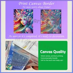Resin Photo Custom Diamond Painting Print Colored Canvas Borders Symbol Stickers FD AB Crystal Full Drill 5D DIY Private Decor