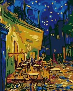 GATYZTORY Van Gogh Oil Painting By Numbers Scenery 60x75cm Paint By Numbers On Canvas Landscape Frameless Home Decor