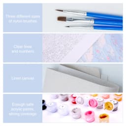 GATYZTORY Acrylic Painting By Numbers Handicrafts Girl Coloring By Numbers Wall Decor For Adults Artwork Diy Set Gift