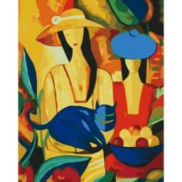 GATYZTORY Acrylic Painting By Numbers Handicrafts Girl Coloring By Numbers Wall Decor For Adults Artwork Diy Set Gift