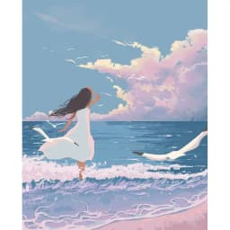 GATYZTORY Acrylic Painting By Numbers Handicrafts Girl Coloring By Numbers Wall Decor For Adults Artwork Diy Set Gift