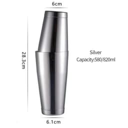 Bar Cocktail Shaker Boston Shaker Stainless Steel Engraving Shaker Bar Accessory Bartender Tools For Home And Bar