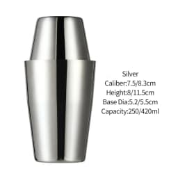 Bar Cocktail Shaker Boston Shaker Stainless Steel Engraving Shaker Bar Accessory Bartender Tools For Home And Bar
