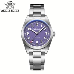 ADDIESDIVE Luxury Men's Watch 100m Water Resistance Sapphire Glass BGW9 Super Luminous Quartz Movement Stainless Steel Bracelet