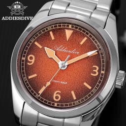 ADDIESDIV New Retro Men's Quartz Watch Sapphire Glass Japanese Movement 100m Waterproof Stainless Steel Night Light Watch AD2554